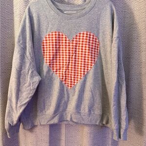 Patchwork Heart sweatshirt